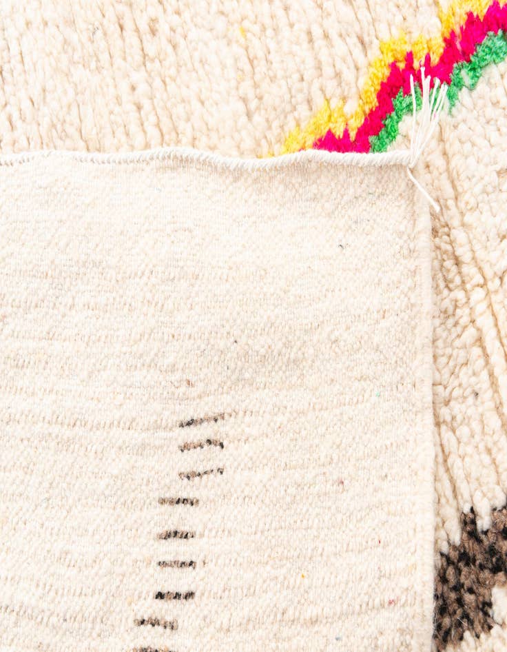 Detail image of 5' 2 x 6' 10  Hand Knotted Moroccan Wool Rug