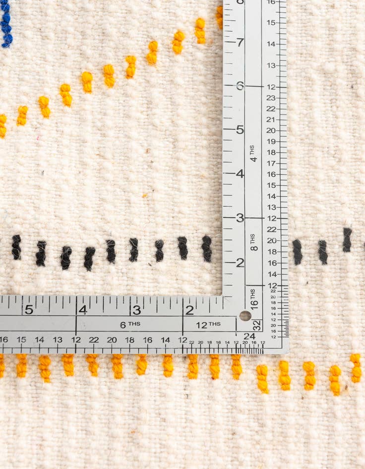 Detail image of 4' 10 x 7' 9  Hand Knotted Moroccan Wool Rug