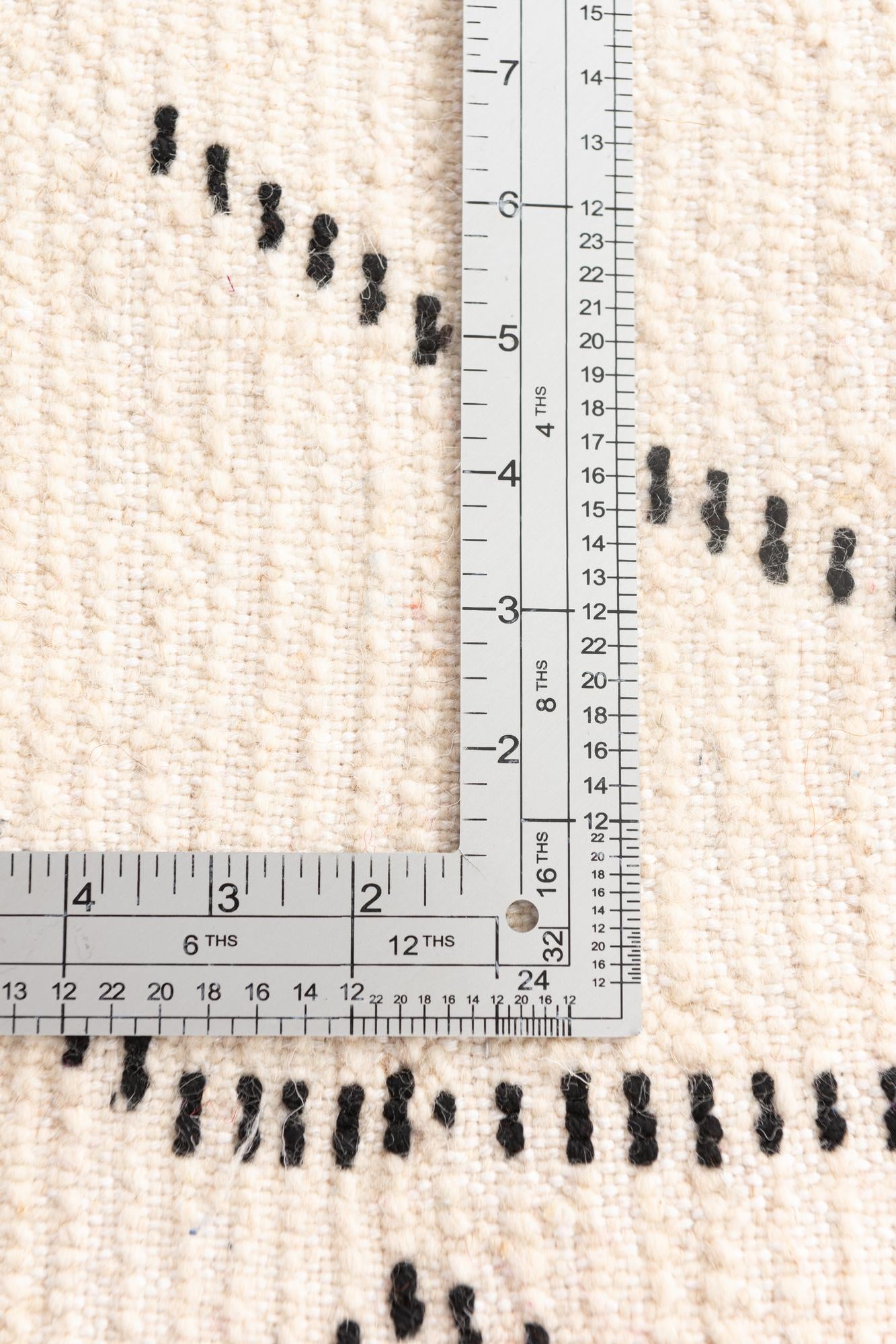 4' 10 x 7' 9 Hand Knotted Moroccan Wool Rug