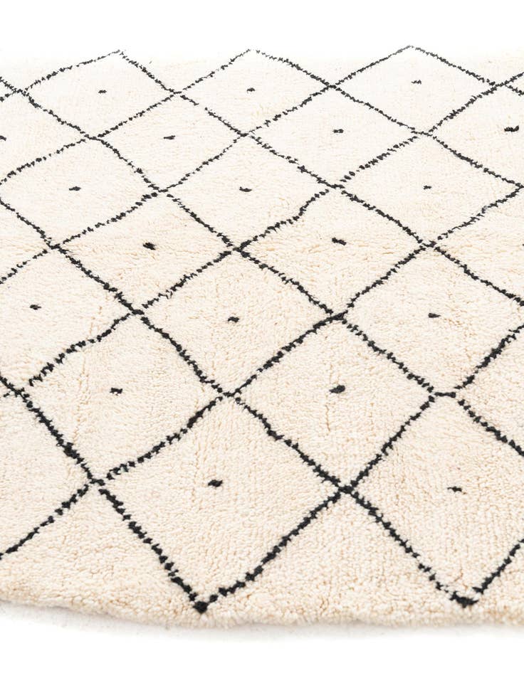 Detail image of 5' 4 x 8' 3  Hand Knotted Moroccan Wool Rug