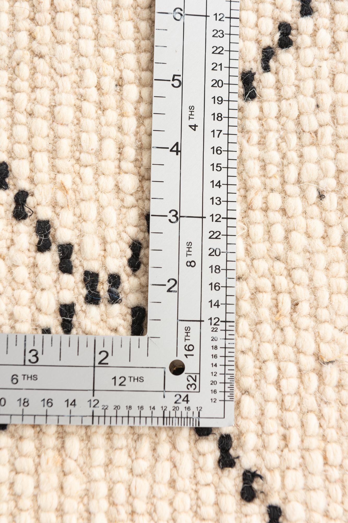 5' 4 x 8' 3 Hand Knotted Moroccan Wool Rug