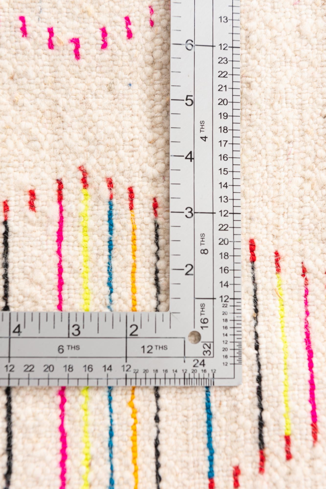 5' 2 x 6' 3 Hand Knotted Moroccan Wool Rug