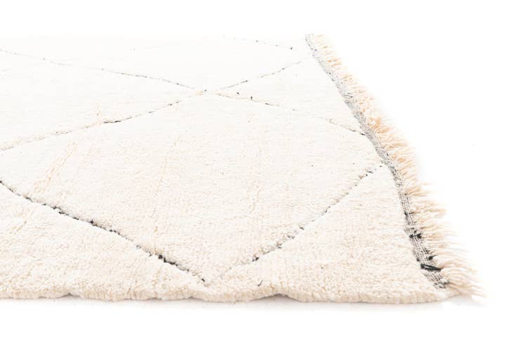 Detail image of 7' 1 x 9' 6 Hand Knotted Moroccan Wool Rug