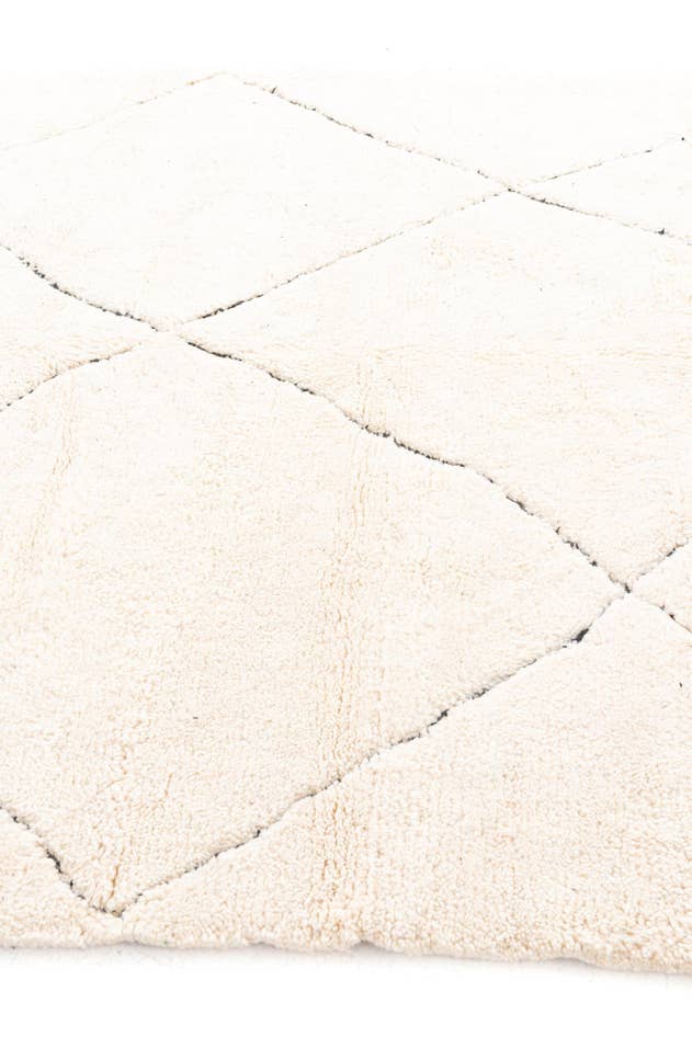 Detail image of 7' 1 x 9' 6 Hand Knotted Moroccan Wool Rug