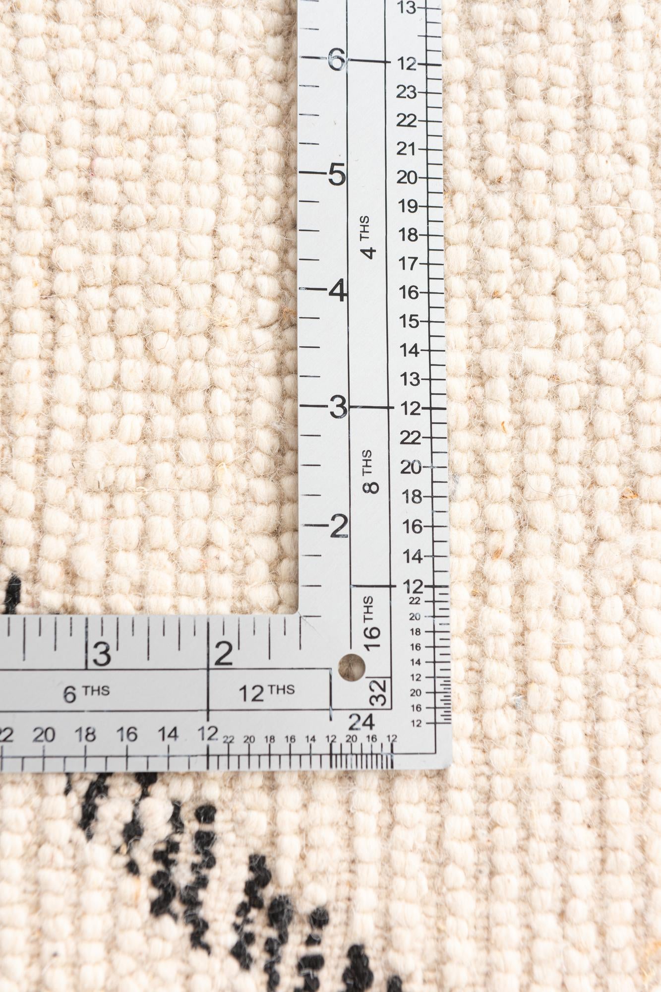 7' 1 x 9' 6 Hand Knotted Moroccan Wool Rug