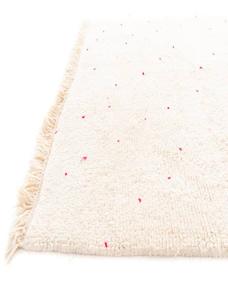 Detail image of 5' 7 x 8'  Hand Knotted Moroccan Wool Rug