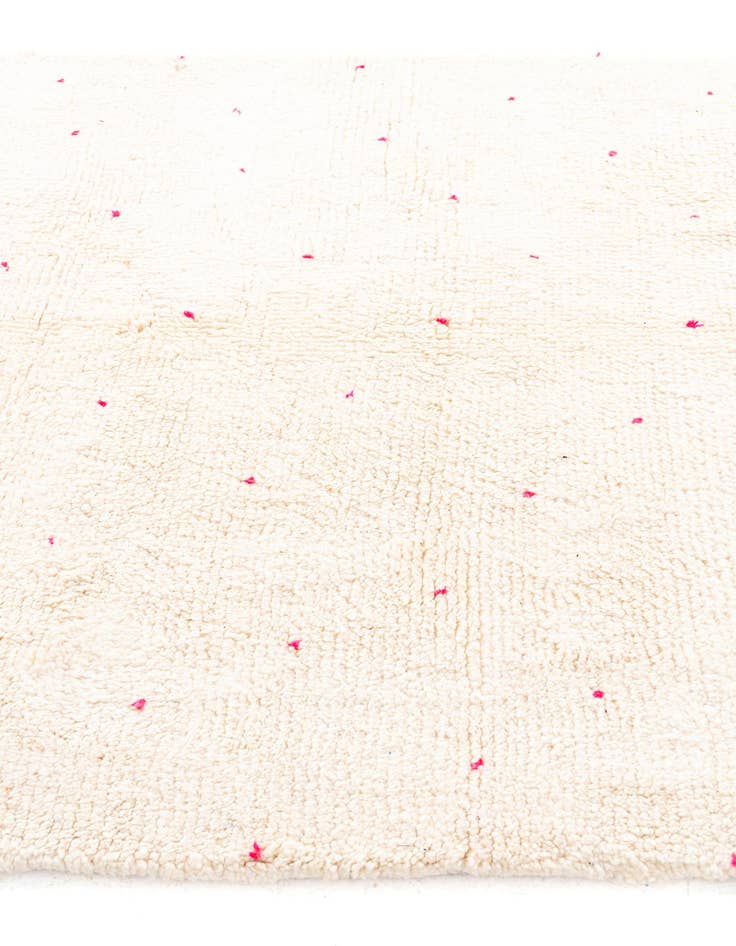 Detail image of 5' 7 x 8'  Hand Knotted Moroccan Wool Rug