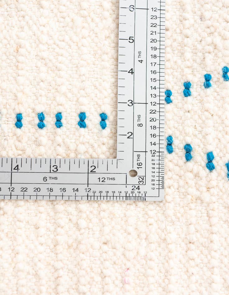 Detail image of 5' 3 x 8' 2  Hand Knotted Moroccan Wool Rug