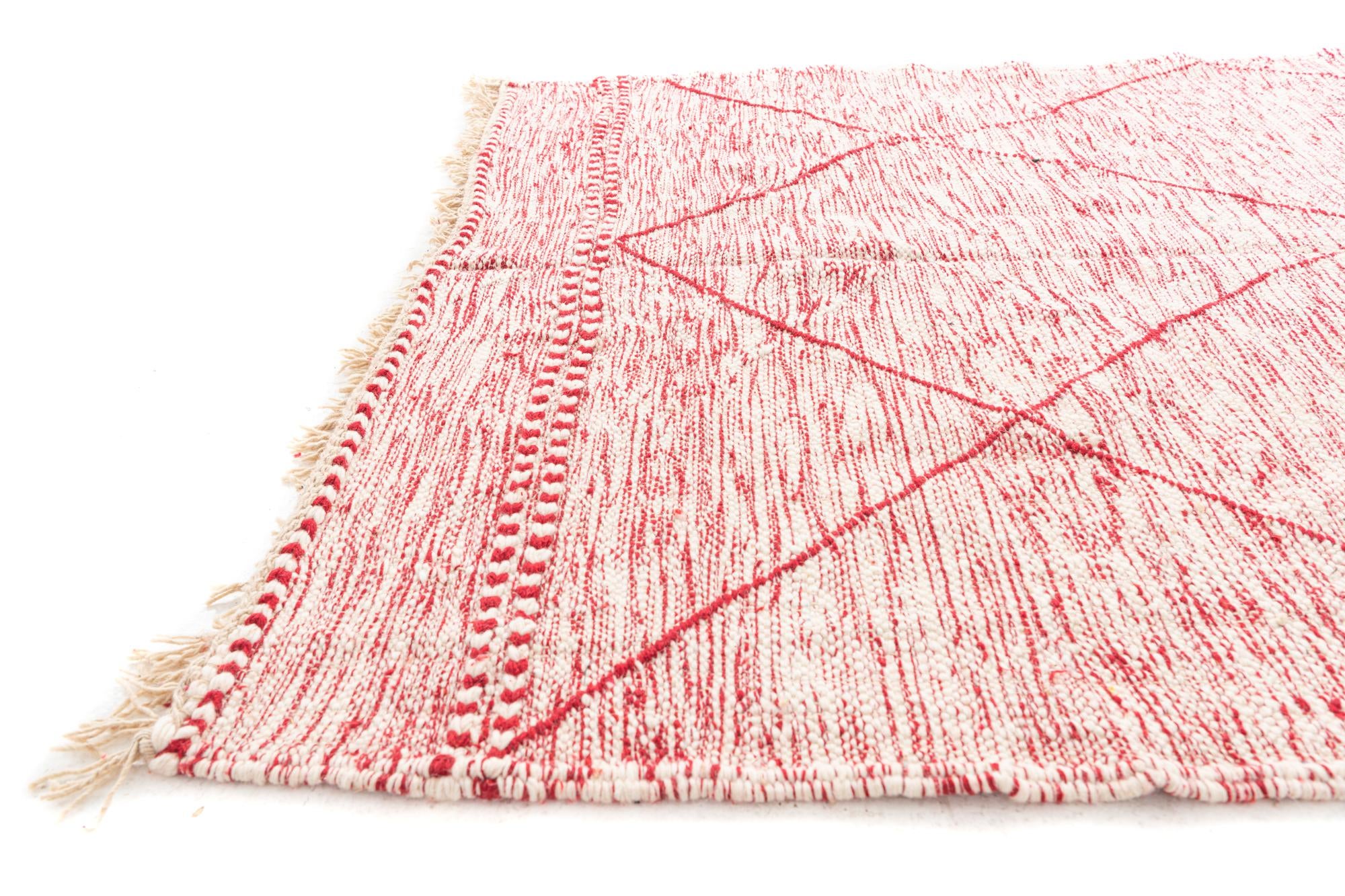 5' x 8' 5 Hand Knotted Moroccan Wool Rug