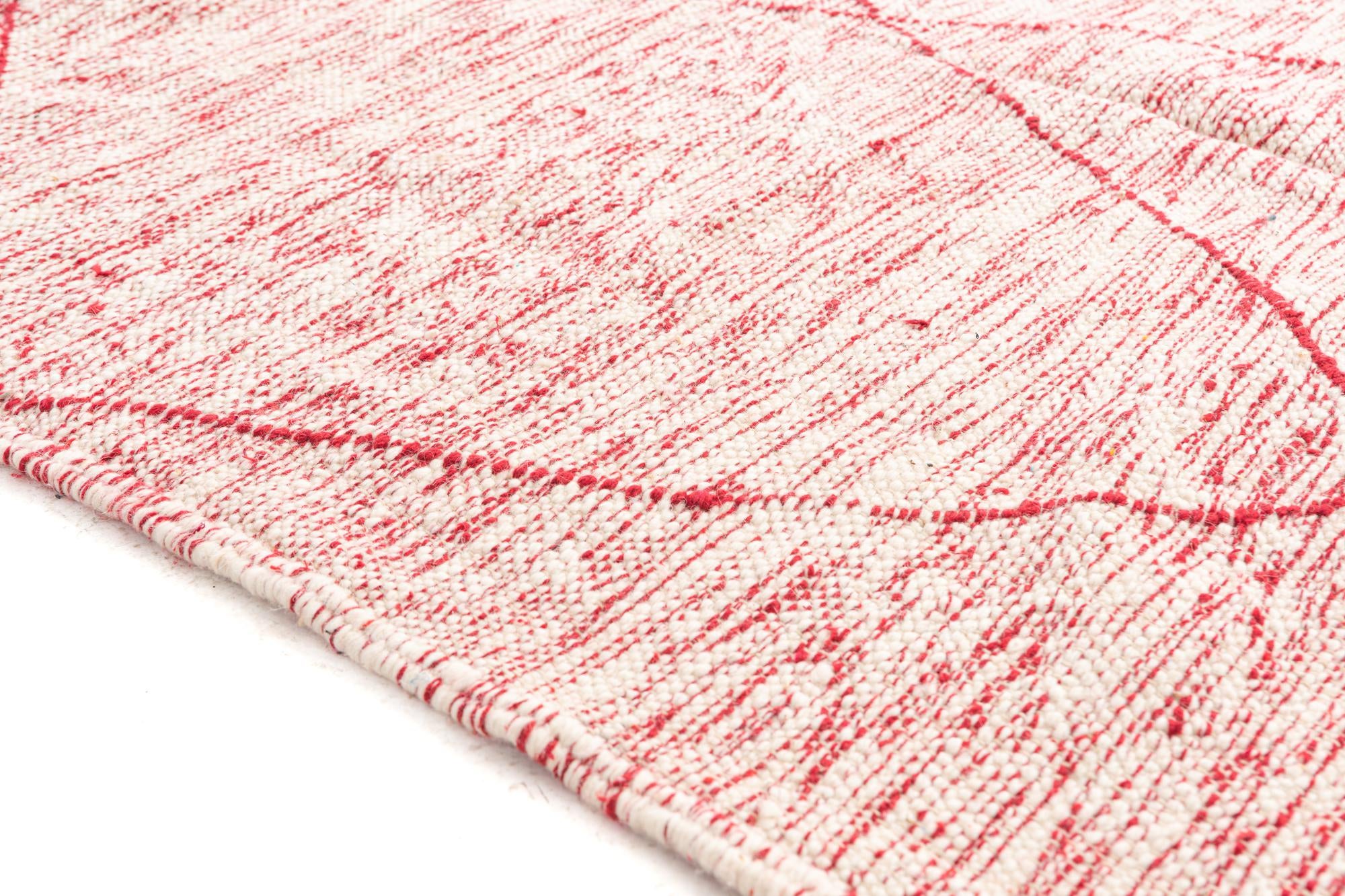 5' x 8' 5 Hand Knotted Moroccan Wool Rug