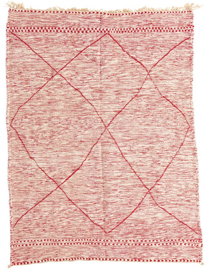 Detail image of 5' x 8' 5 Hand Knotted Moroccan Wool Rug