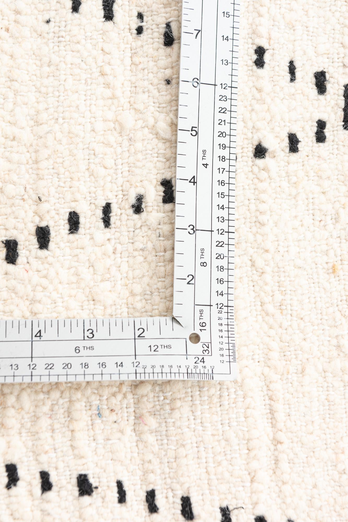 6' 5 x 9' 5 Hand Knotted Moroccan Wool Rug
