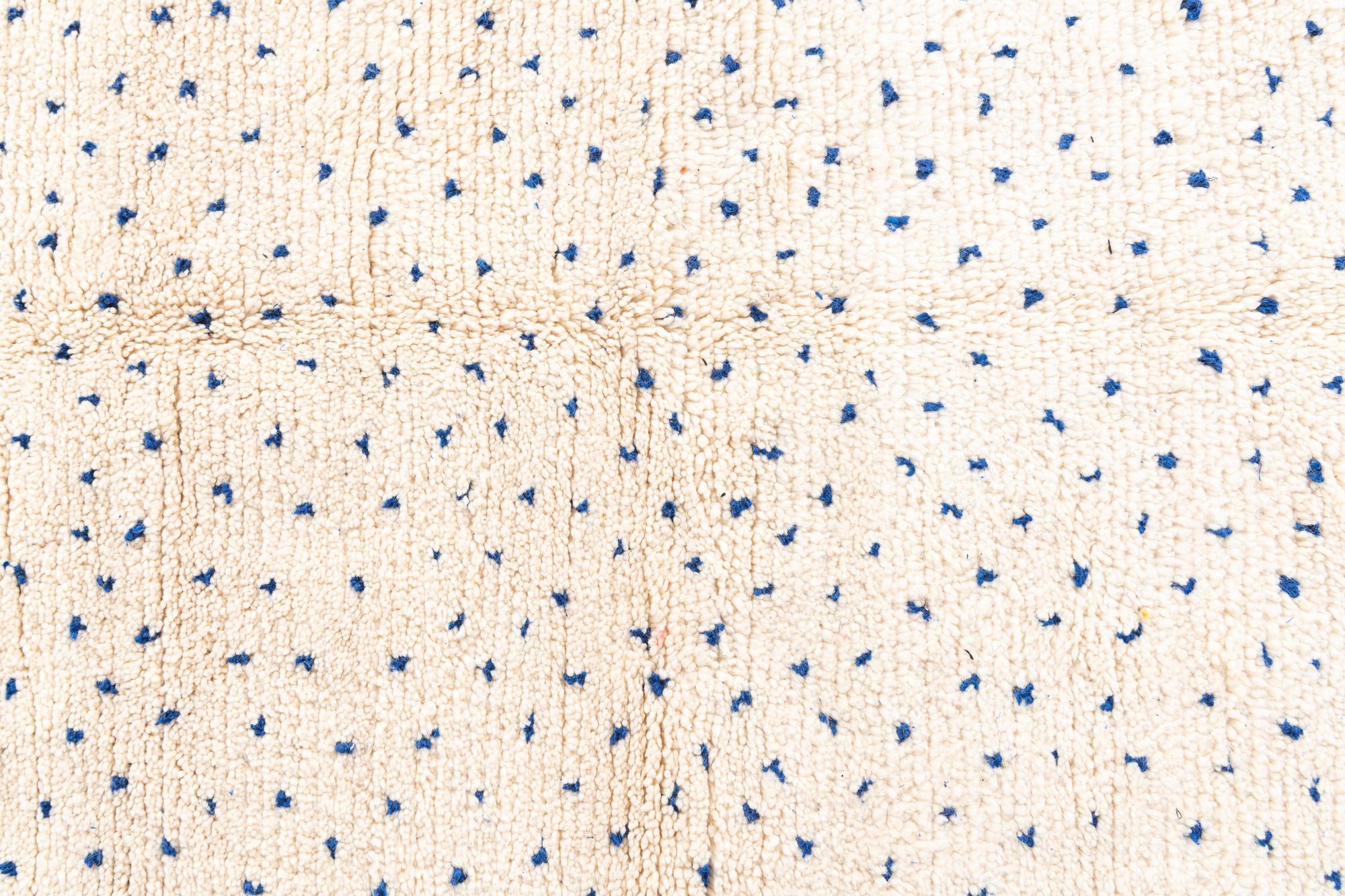 5' 4 x 8' 7 Hand Knotted Moroccan Wool Rug