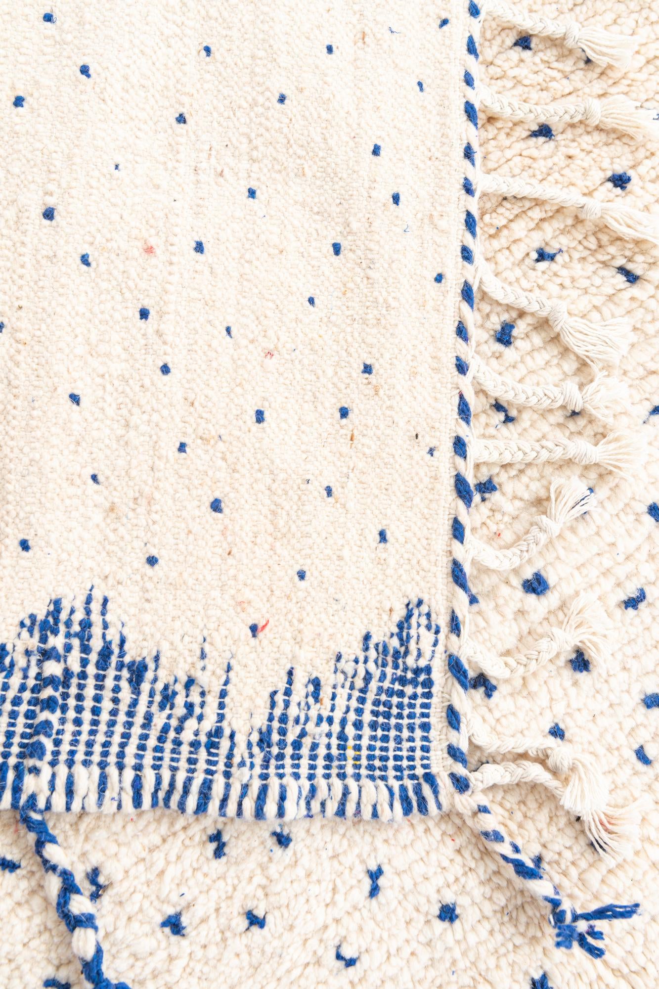 5' 4 x 8' 7 Hand Knotted Moroccan Wool Rug