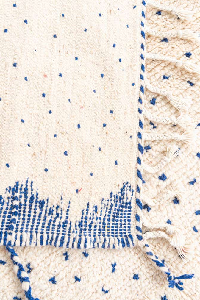 5' 4 x 8' 7 Hand Knotted Moroccan Wool Rug