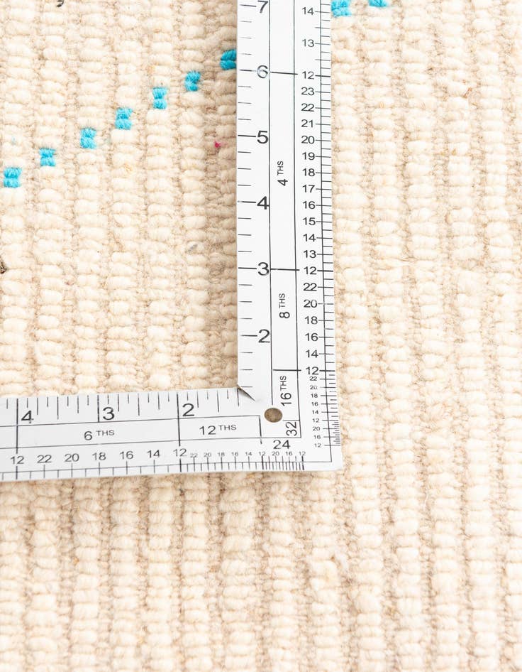 Detail image of 5' 2 x 8'  Hand Knotted Moroccan Wool Rug