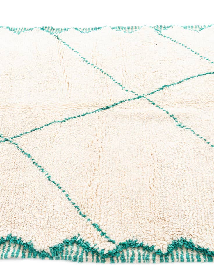 Detail image of 5' 3 x 8' 7  Hand Knotted Moroccan Wool Rug