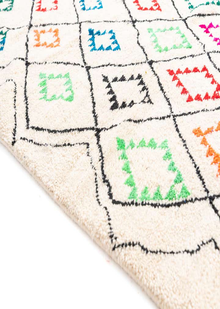 6' 5 x 9' 4 Hand Knotted Moroccan Wool Rug