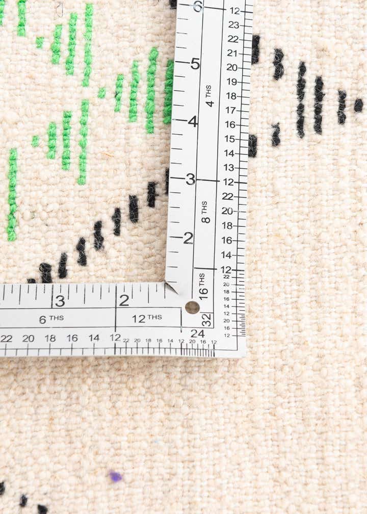 6' 5 x 9' 4 Hand Knotted Moroccan Wool Rug