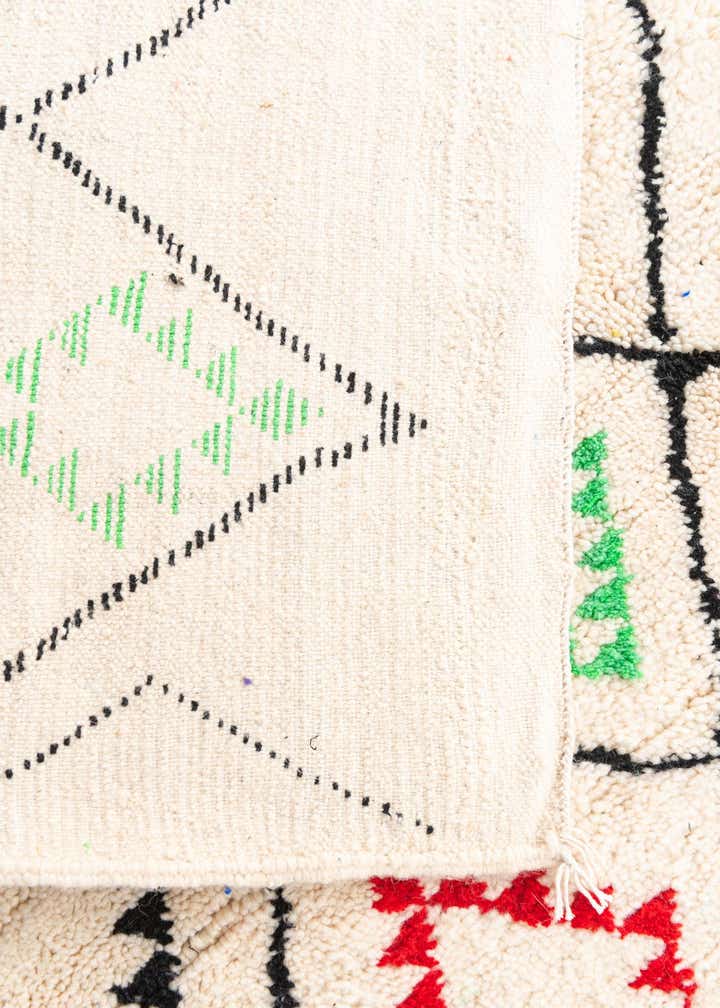 6' 5 x 9' 4 Hand Knotted Moroccan Wool Rug