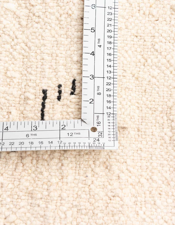 Detail image of 5' x 7'  Hand Knotted Moroccan Wool Rug