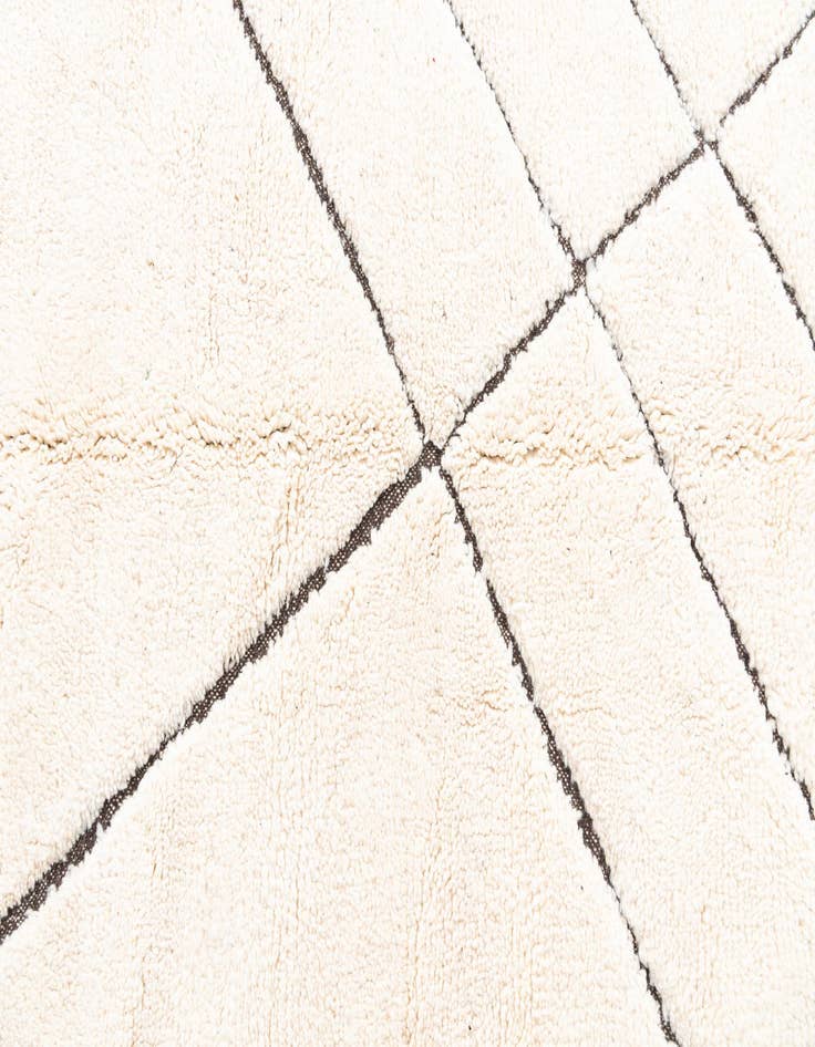 Detail image of 5' 5 x 8' 7  Hand Knotted Moroccan Wool Rug