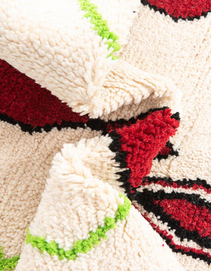 Detail image of 5' x 8' 5  Hand Knotted Moroccan Wool Rug