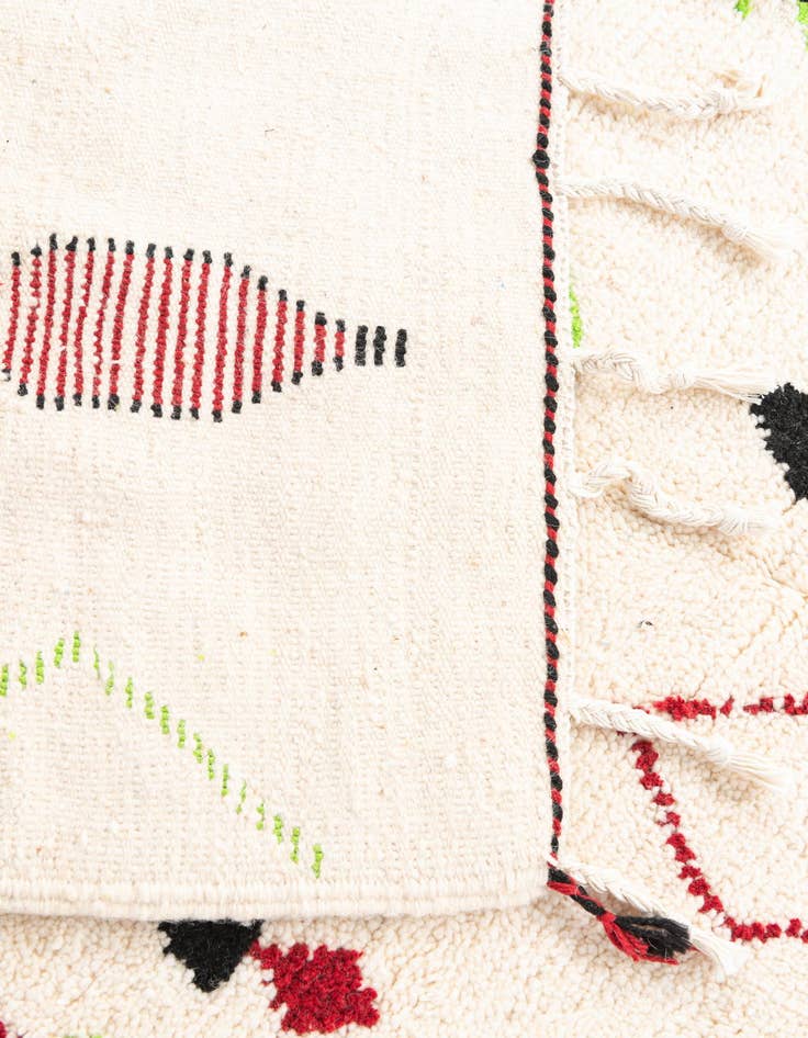 Detail image of 5' x 8' 5  Hand Knotted Moroccan Wool Rug