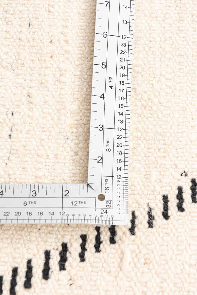 6' 7 x 9' 2 Hand Knotted Moroccan Wool Rug