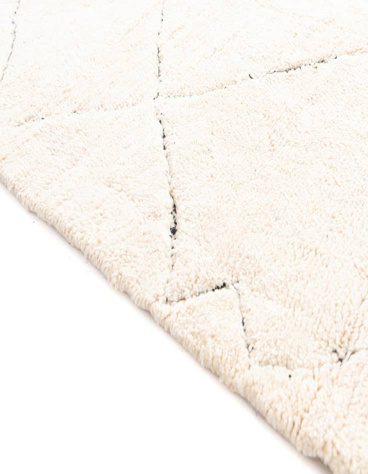 Detail image of 6' 5 x 10'  Hand Knotted Moroccan Wool Rug