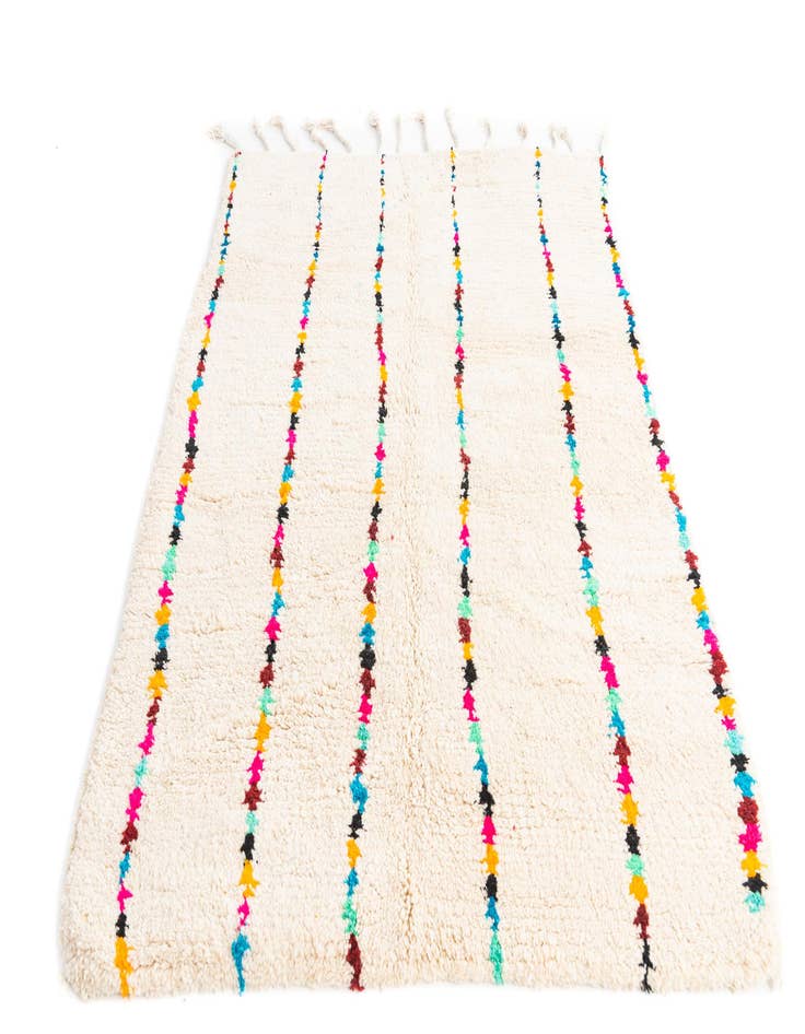 Detail image of 4' 9 x 6' 4  Hand Knotted Moroccan Wool Rug