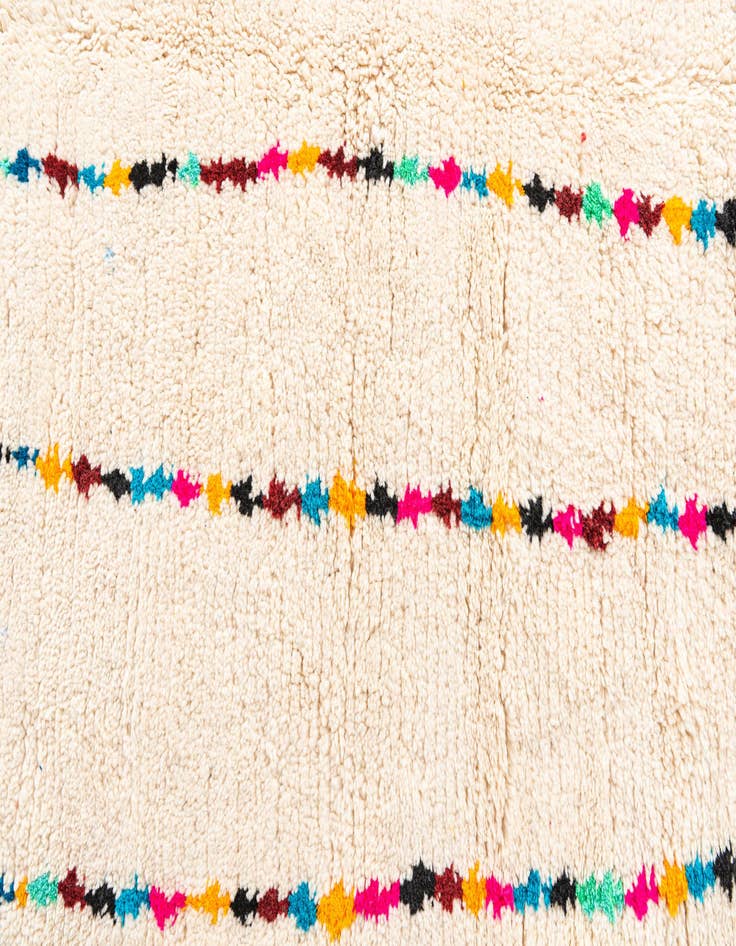 Detail image of 4' 9 x 6' 4  Hand Knotted Moroccan Wool Rug