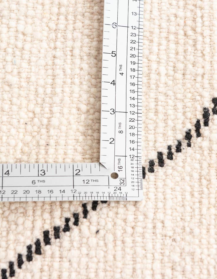 Detail image of 5' 2 x 8'  Hand Knotted Moroccan Wool Rug