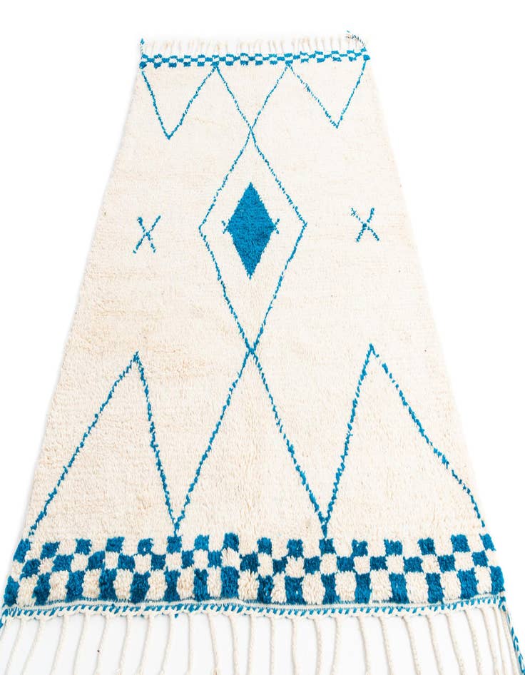 Detail image of 5' 4 x 7' 7  Hand Knotted Moroccan Wool Rug