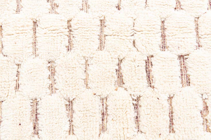 Detail image of 5' x 8' 2 Hand Knotted Moroccan Wool Rug