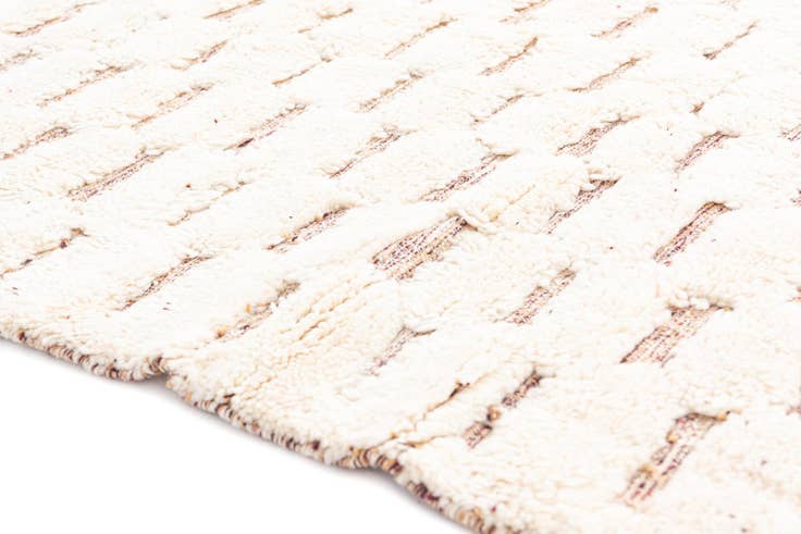 Detail image of 5' x 8' 2 Hand Knotted Moroccan Wool Rug