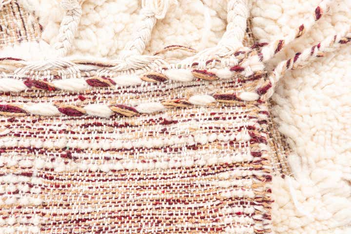 5' x 8' 2 Hand Knotted Moroccan Wool Rug