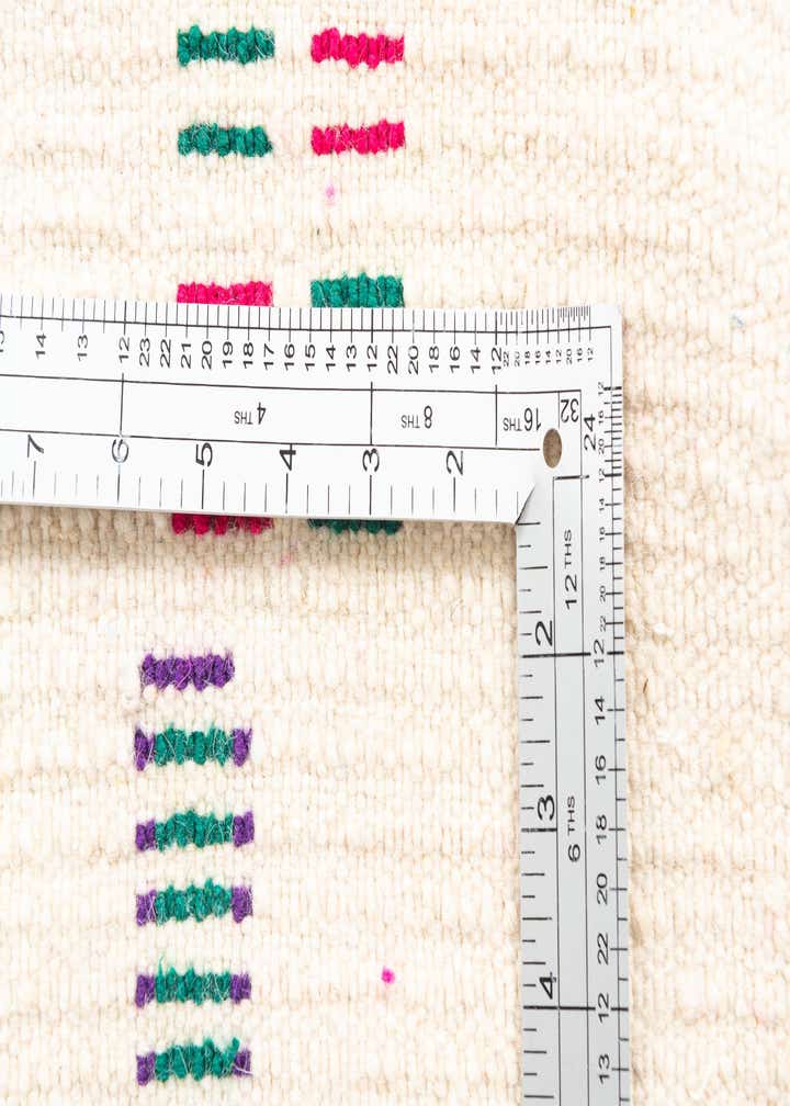 4' 8 x 8' Hand Knotted Moroccan Wool Rug