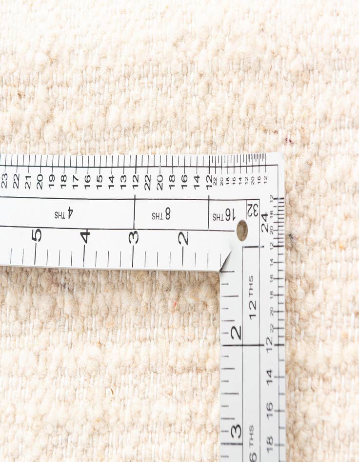 Detail image of 3' 5 x 4' 9  Hand Knotted Moroccan Wool Rug