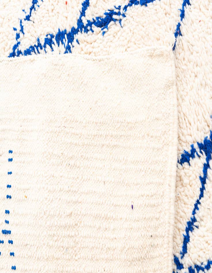 Detail image of 6' 4 x 9' 6  Hand Knotted Moroccan Wool Rug