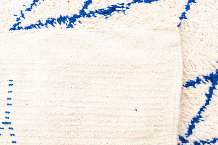 6' 4 x 9' 6 Hand Knotted Moroccan Wool Rug