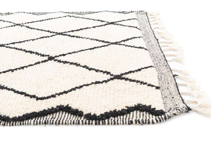 3' 6 x 4' 8 Hand Knotted Moroccan Wool Rug