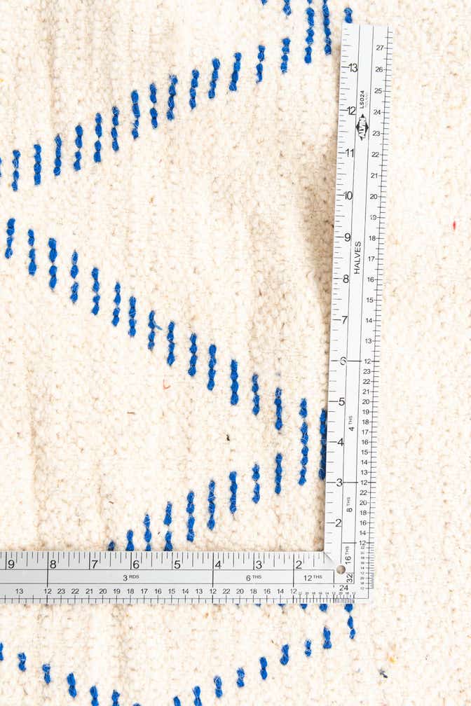 6' 7 x 10' 2 Hand Knotted Moroccan Wool Rug