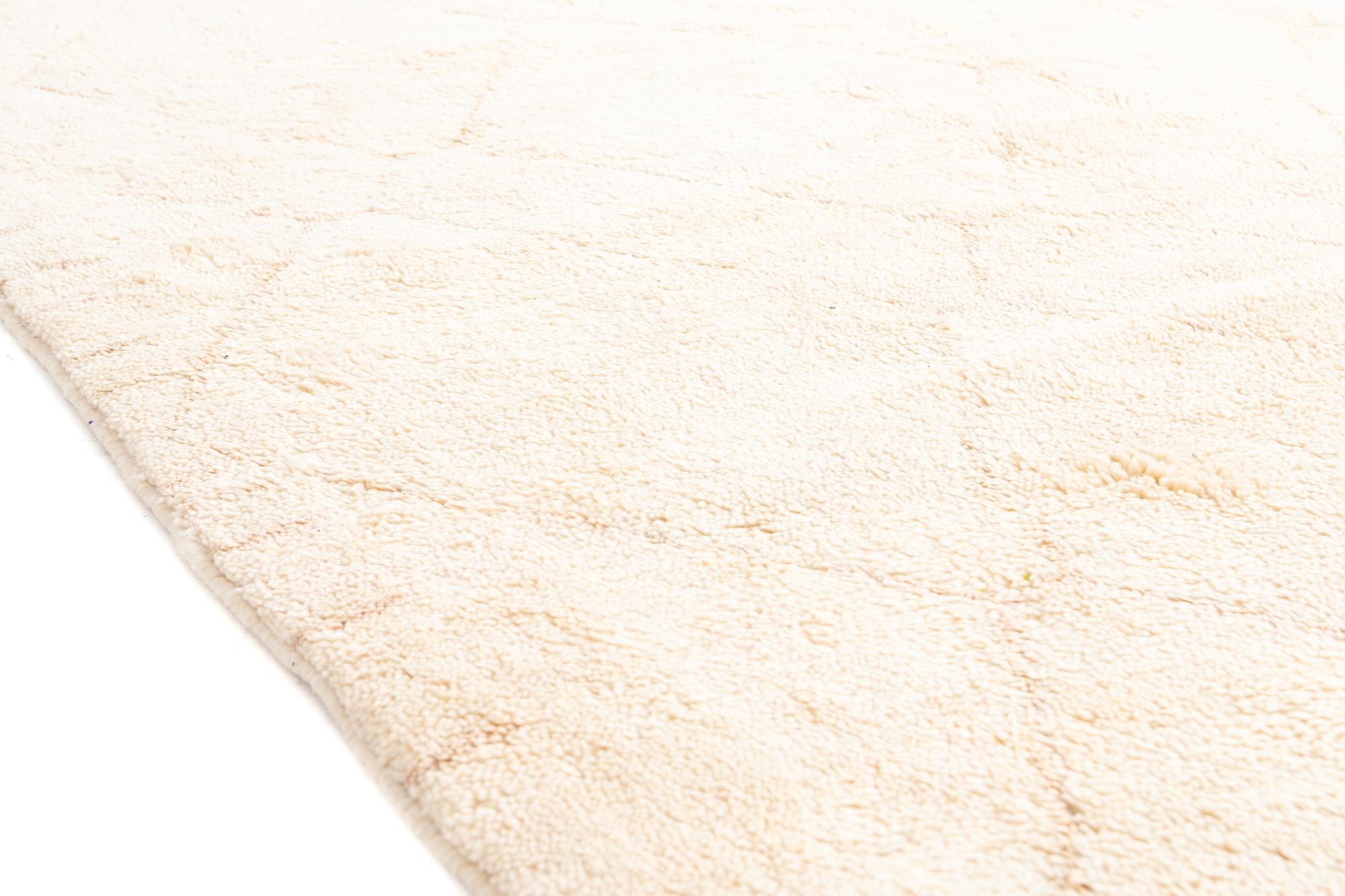 7' 4 x 11' 6 Hand Knotted Moroccan Wool Rug
