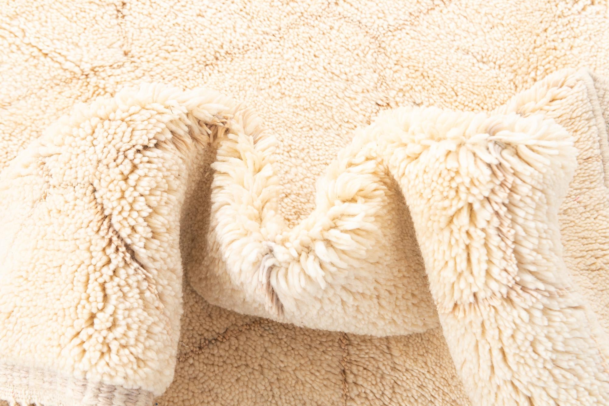 7' 4 x 11' 6 Hand Knotted Moroccan Wool Rug