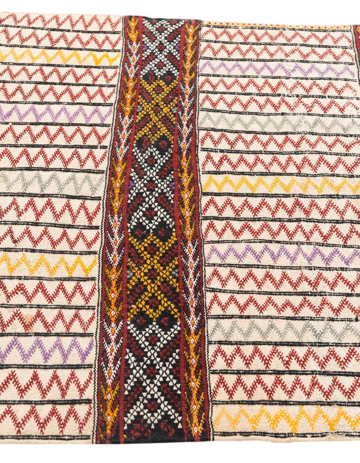 Detail image of 3' 7 x 5' 2  Hand Knotted Moroccan Oriental Wool Rug