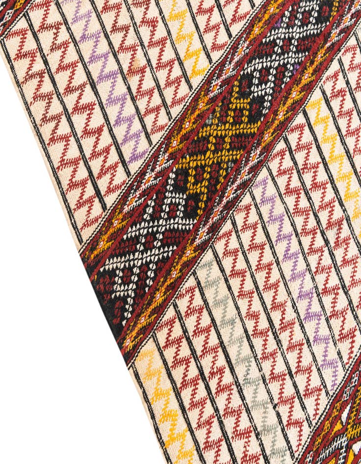 Detail image of 3' 7 x 5' 2  Hand Knotted Moroccan Oriental Wool Rug