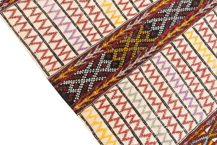 Detail image of 3' 7 x 5' 2 Hand Knotted Moroccan Oriental Wool Rug