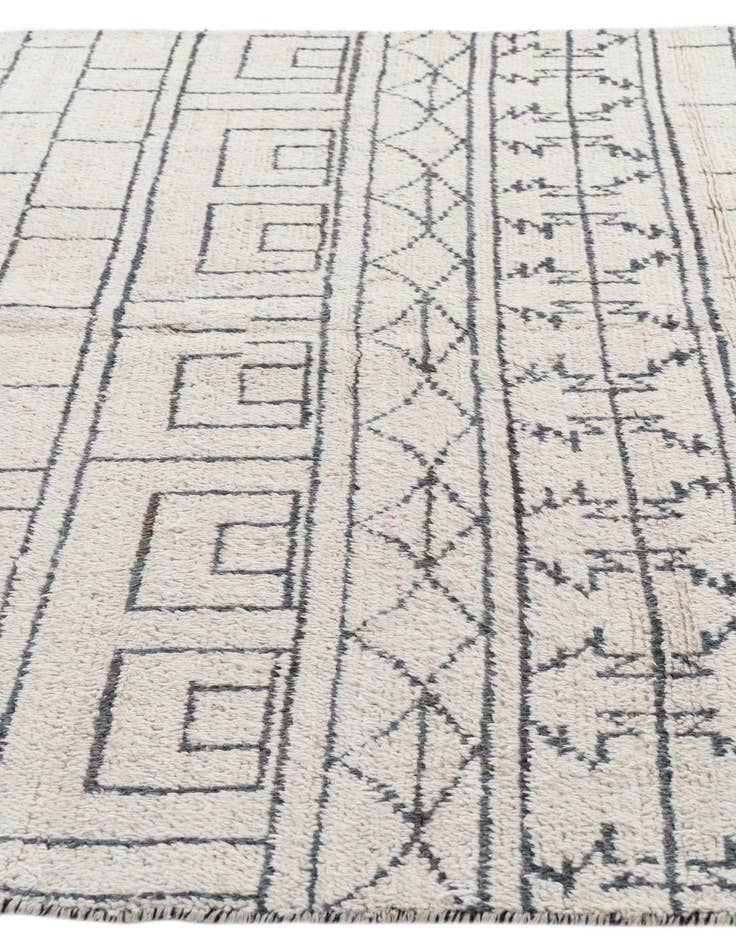 Detail image of 5' 2 x 7' 8  Hand Knotted Moroccan Wool Rug