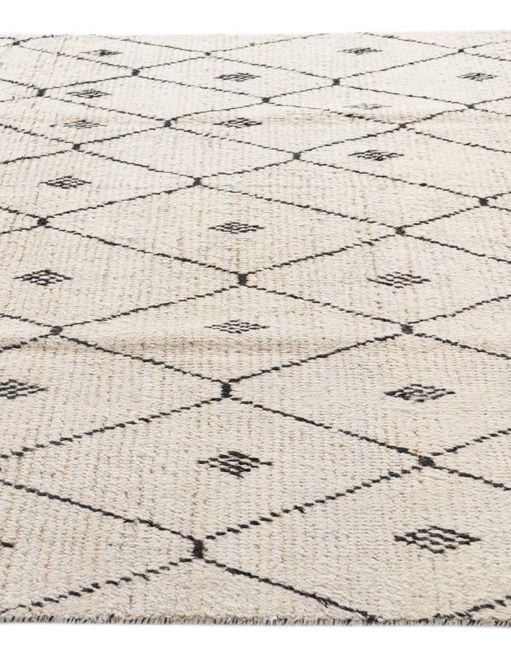 Detail image of 6' 2 x 9' 5  Hand Knotted Moroccan Wool Rug